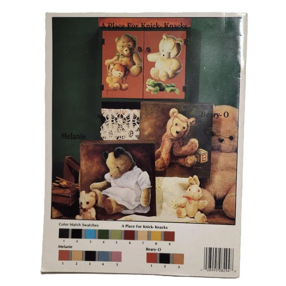 Charming Bear & Bunny 13 Painting Projects Adventures w/Fuzzy Tales Vint…